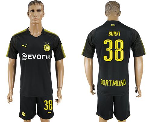 Dortmund #38 Burki Away Soccer Club Jersey - Click Image to Close